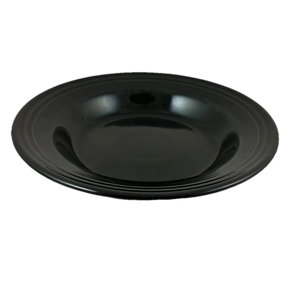 Homer Laughlin Fiestaware Rimmed Soup Bowl Black 9